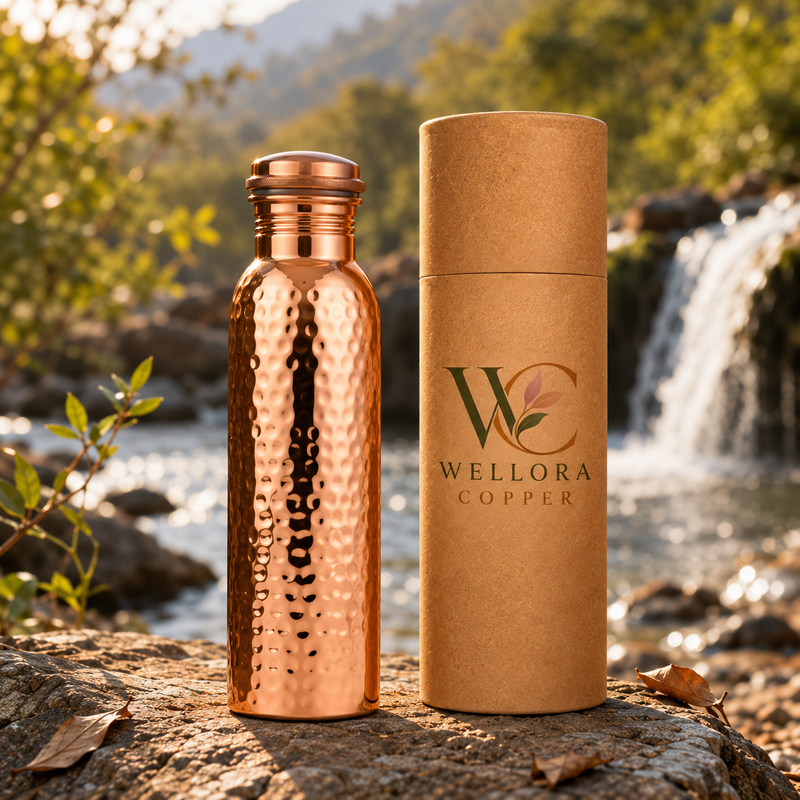 Hammered Copper Bottles