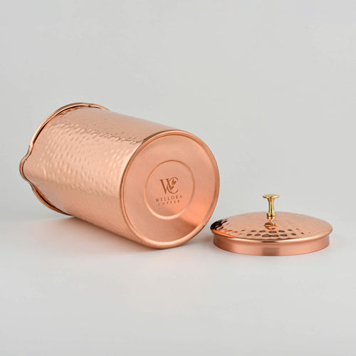 Wellora Flat-Base Copper Jug  2 Litre