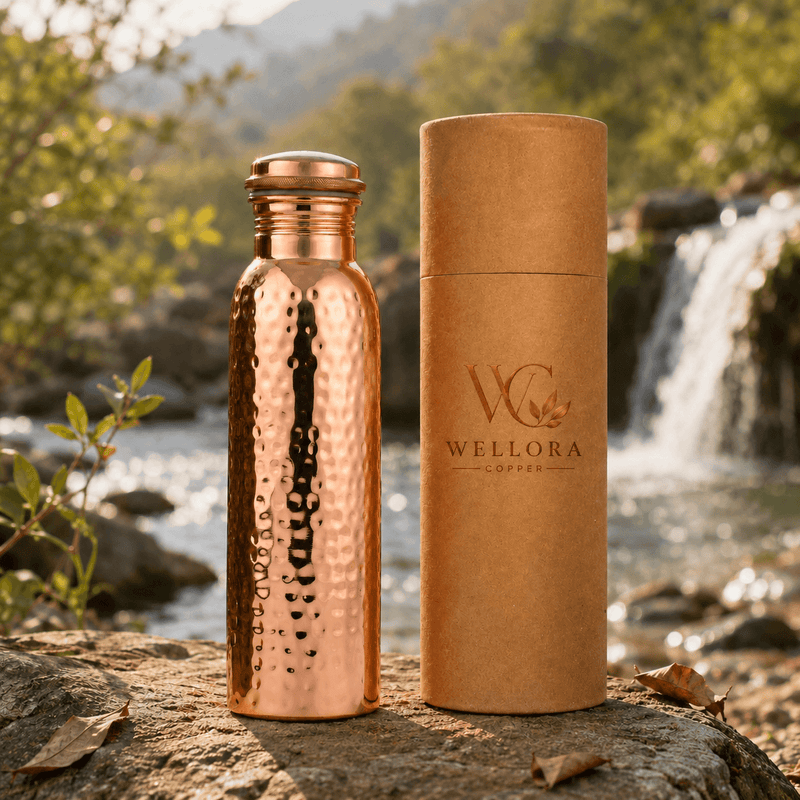 Hammered Copper Bottles