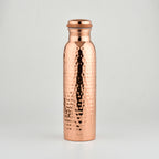 Wellora Signature Hammered Copper Bottle 950ml